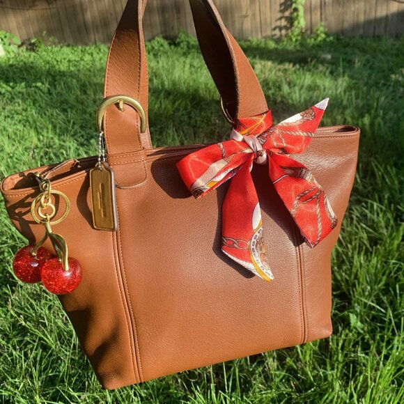 Vintage Coach Waverly Bag 4133 British Tan 1994 - Picture 5 of 16